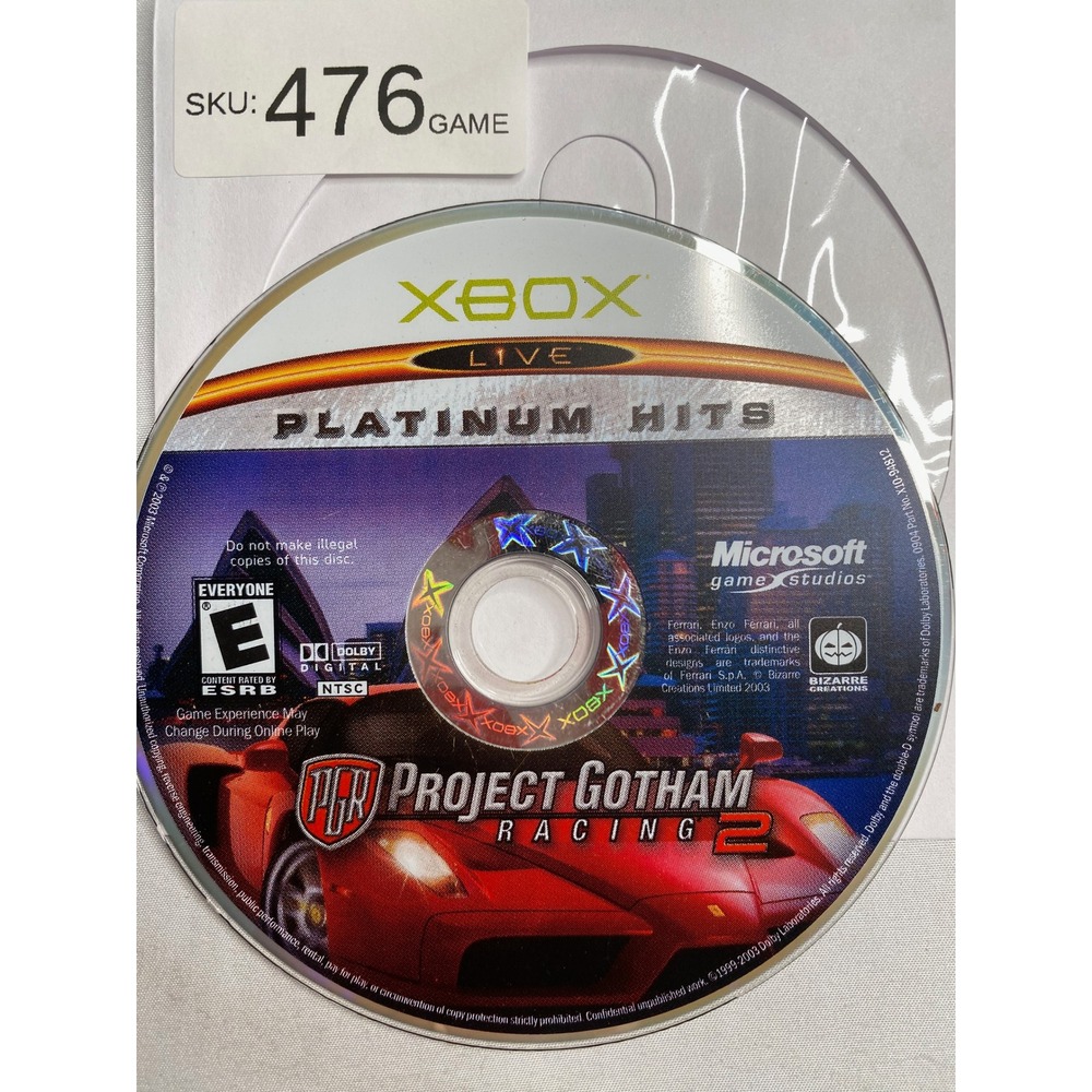Project Gotham Racing 2 Microsoft Xbox Platinum Hits